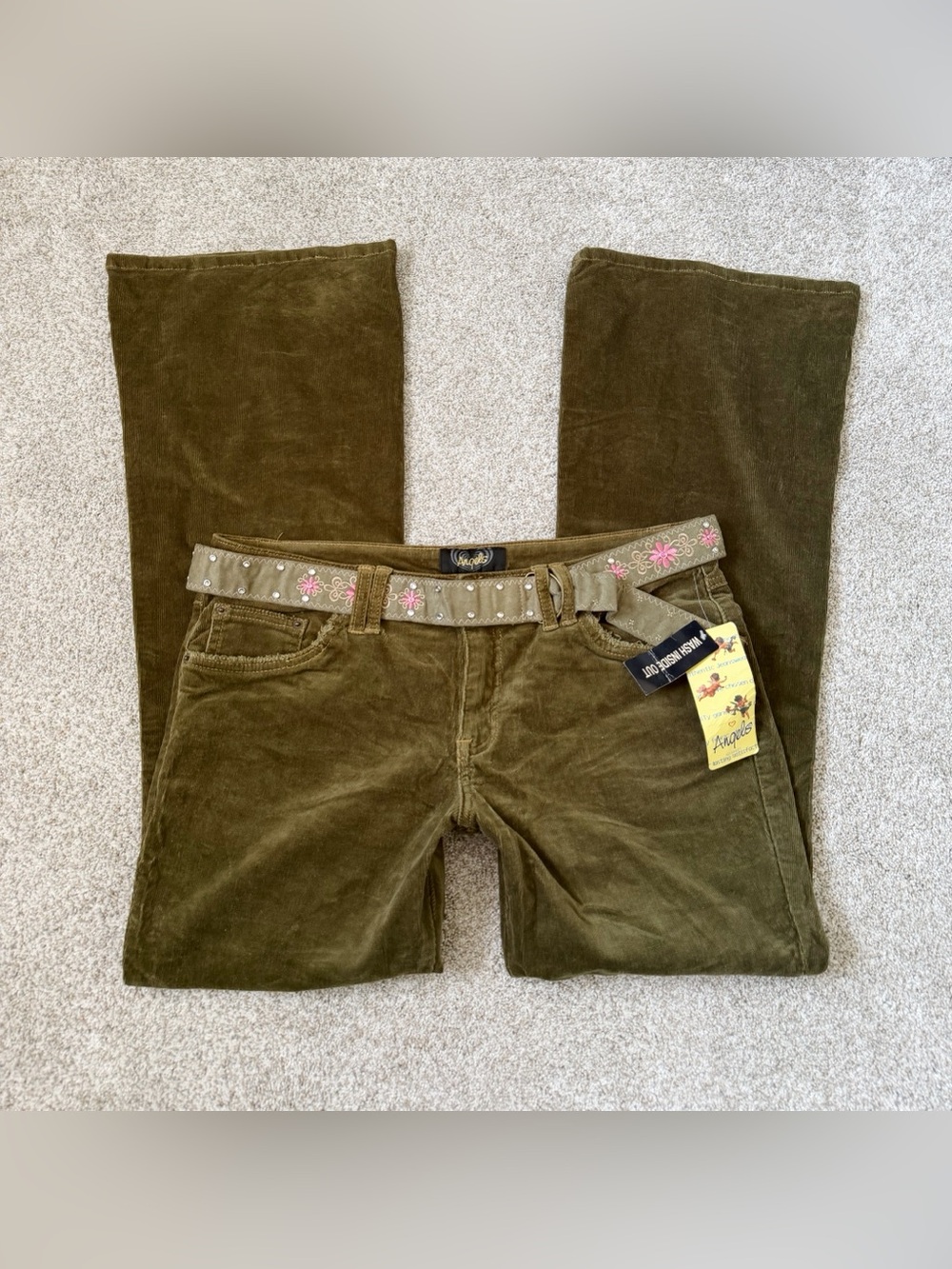 RARE NWT Deadstock Vintage Angels Corduroy Flare Pants — Size 17